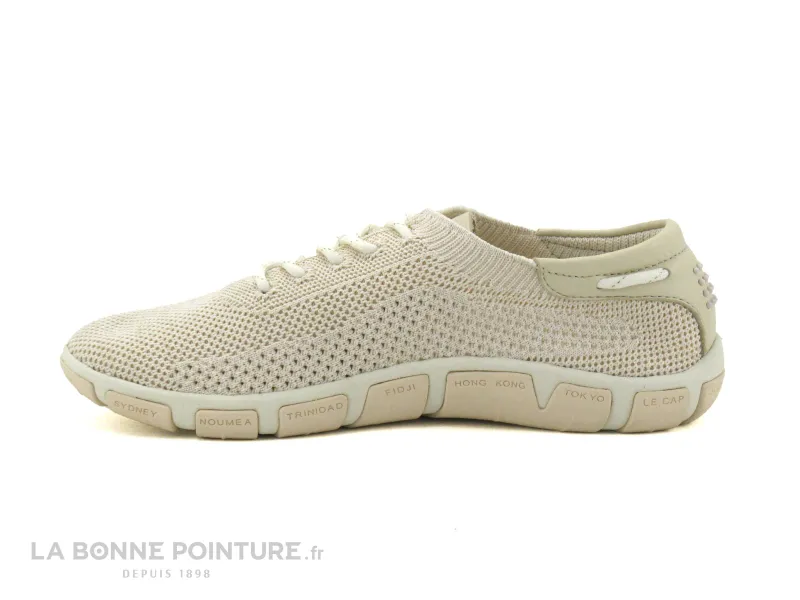 Achat chaussures TBS Femme Basket, vente TBS JAZARIA C7G73 - Chine lin - Gold - Basket basse Femme beige