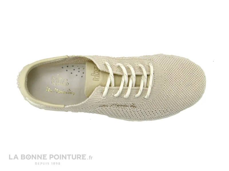 Achat chaussures TBS Femme Basket, vente TBS JAZARIA C7G73 - Chine lin - Gold - Basket basse Femme beige