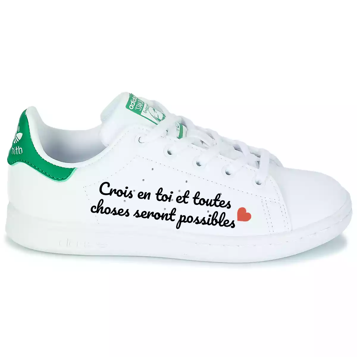 Adidas Stan Smith Verte Lacet - Shoozy