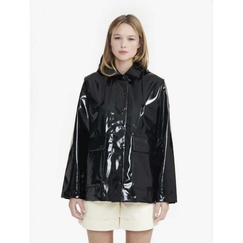 Aigle Ciré mi-long à capuche amovible - Veste imperméable femme | Hardloop