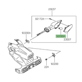 Ampoule clignotant arrière Kawasaki Ninja 400 (2018-2020) | Moto Shop 35