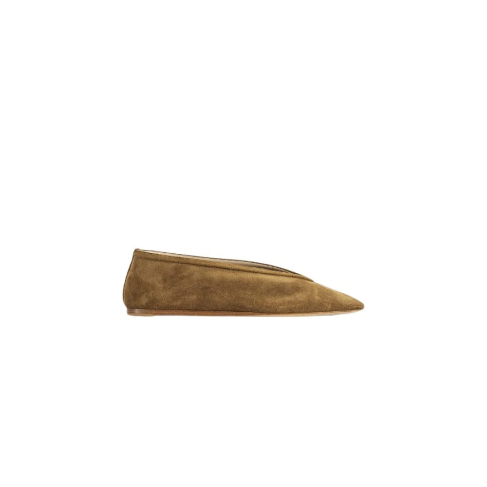 Ballerine Luna Slipper en Daim Marron