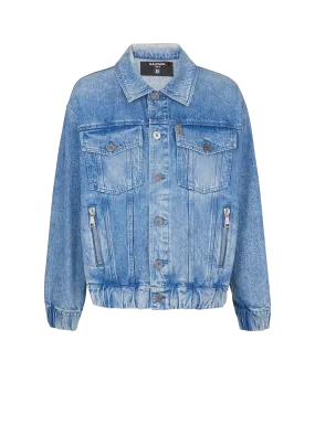 BALMAIN  Veste en denim - Bleu