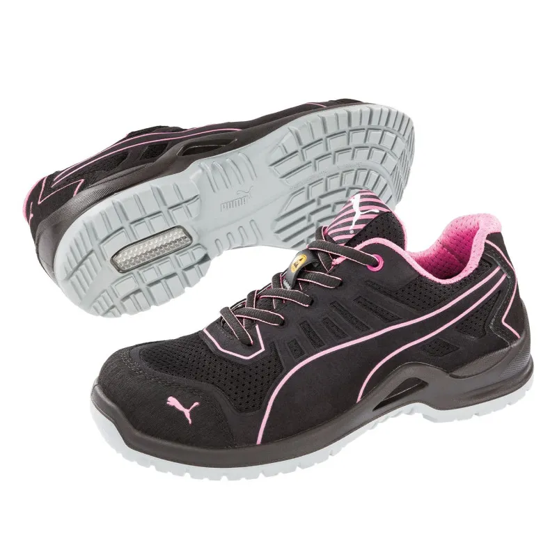 Baskets femme Puma Sécurité Fuse TC Pink Low | Chaussures de sécu Puma