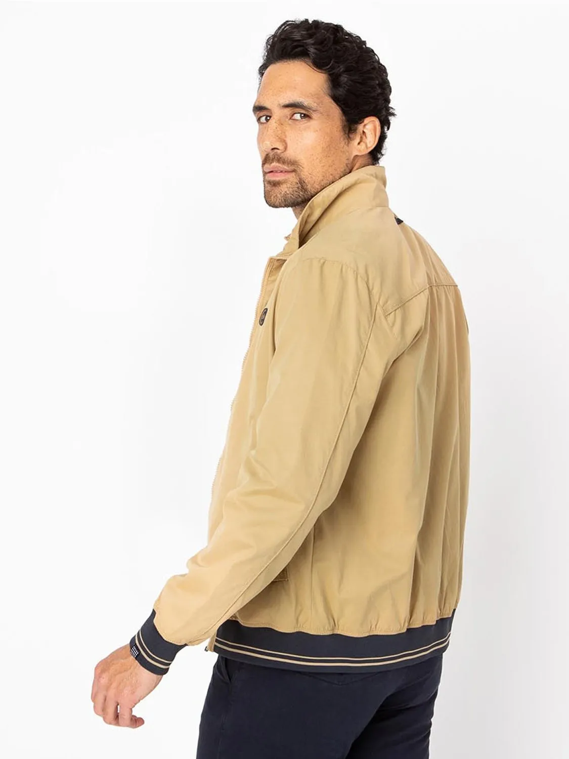 Blouson Homme Mi-Saison Beige tbs