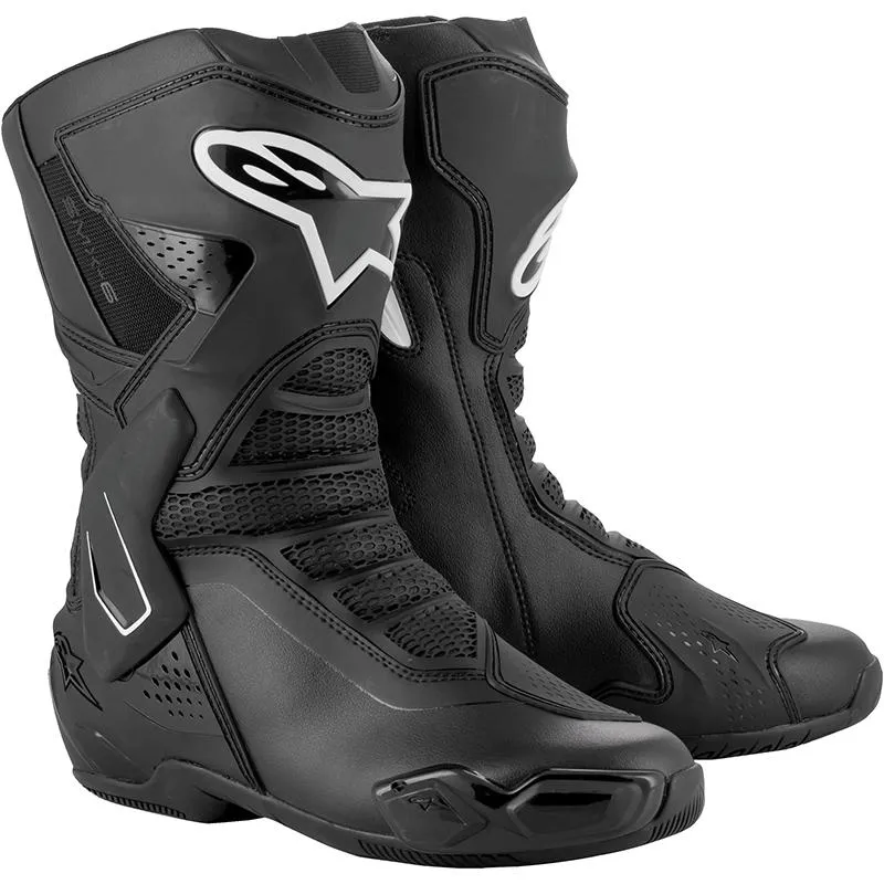 Bottes STELLA SMX-6 V3 ALPINESTARS noir/blanc - MAXXESS.FR, Bottes moto