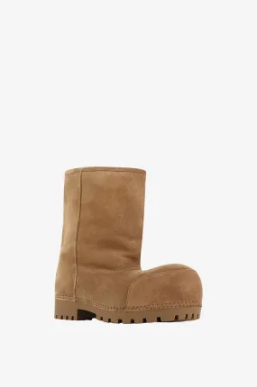 Bottines en daim rembourrées Alaska Fur Low Boot