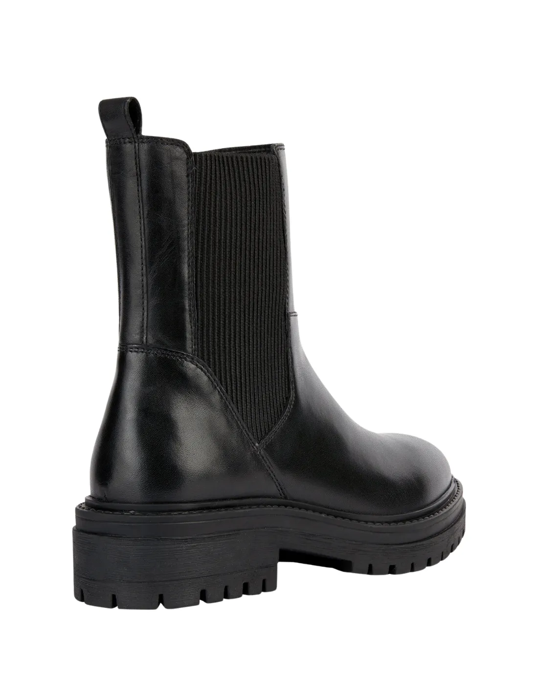 Bottines Iridea en cuir Geox Ref 60936 C9999 Noir