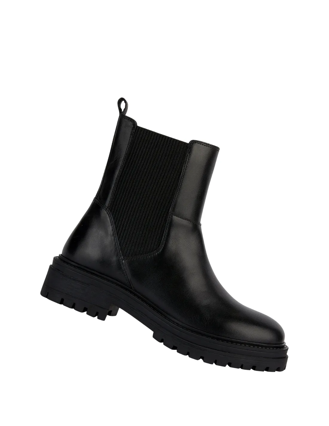 Bottines Iridea en cuir Geox Ref 60936 C9999 Noir