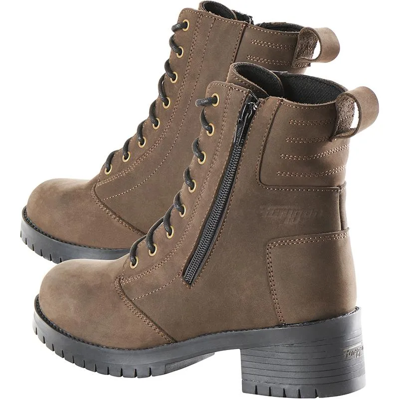 Bottines JANIS LADY FURYGAN marron - MAXXESS.FR, Bottes moto