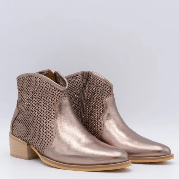 Bottines mi-saison pour Femme Myma 6508 Bronze