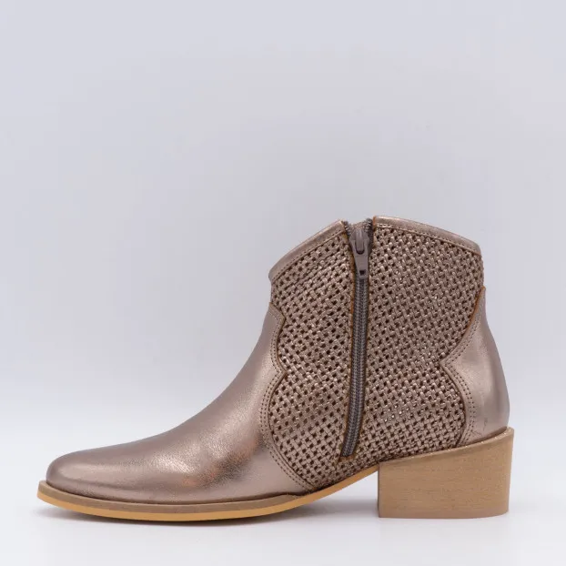 Bottines mi-saison pour Femme Myma 6508 Bronze