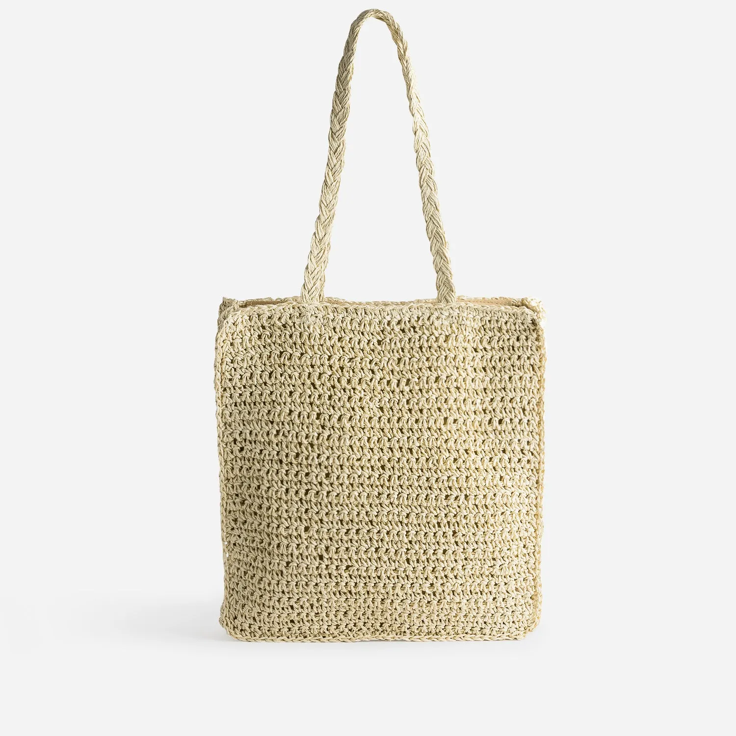 Cabas beige en paille papier - Sac cabas / Grand volume Maroquinerie | ERAM