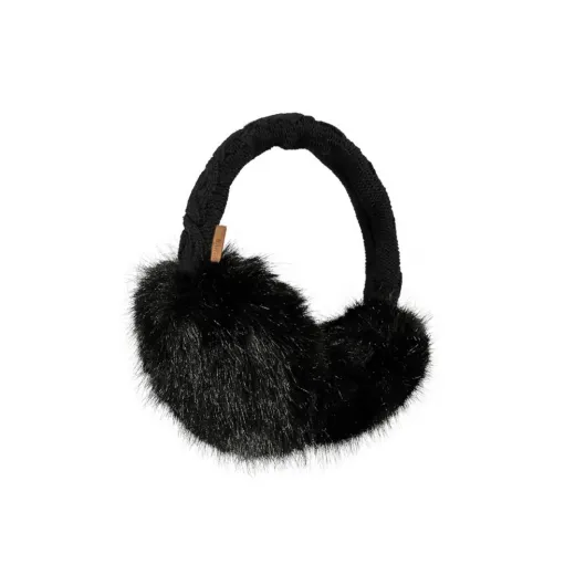 Cache oreilles fur femme noir