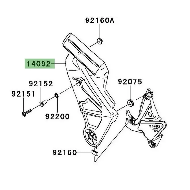 Cache pivot Kawasaki Versys 650 (2010-2014) | Moto Shop 35