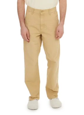 CARHARTT WIP  Pantalon droit en coton  - Beige