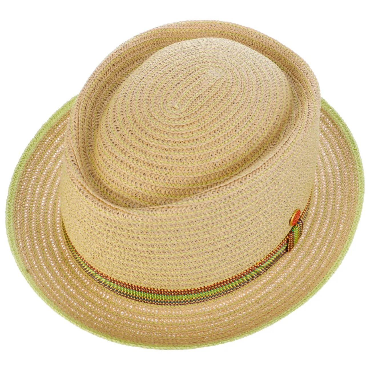 Chapeau en Paille Andy Green Pork Pie by Mayser --> Chapeaux, casquettes & bonnets en ligne ▷ Chapeaushop