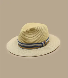 chapeau paille Stetson - Traveller Toyo beige par Stetson : Headict