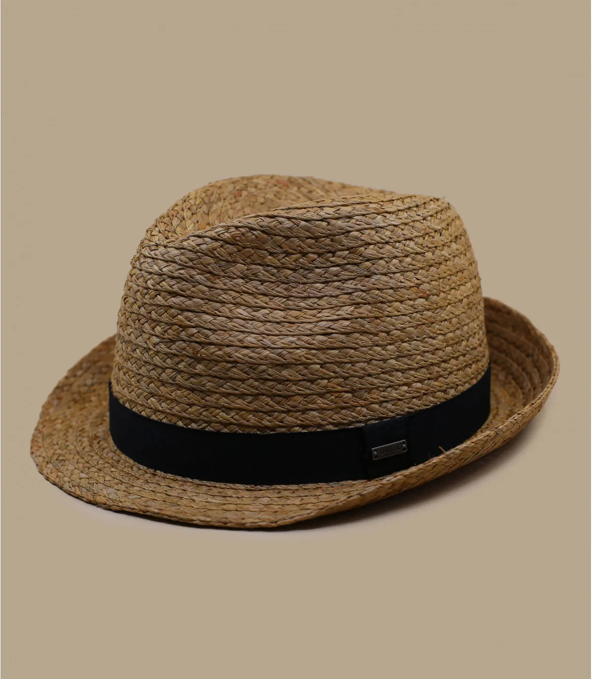 chapeau trilby paille - Grayden natural Barts : Headict