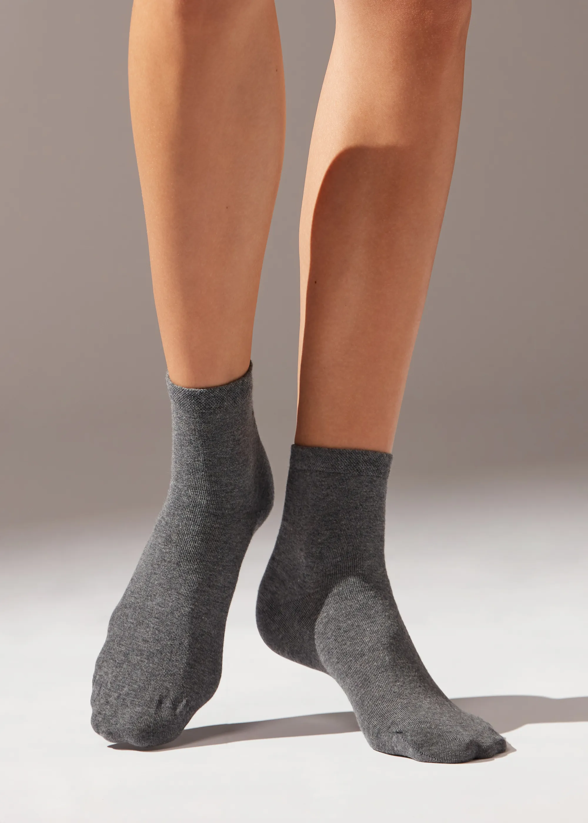 Chaussettes Courtes avec Bordure Travaillée - Chaussettes basses - Calzedonia