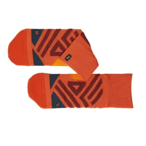 Chaussettes de running ON Homme | Chaussettes de running mi-hautes ON RUNNING MID SOCK Rust | Navy pour homme | 312.00066