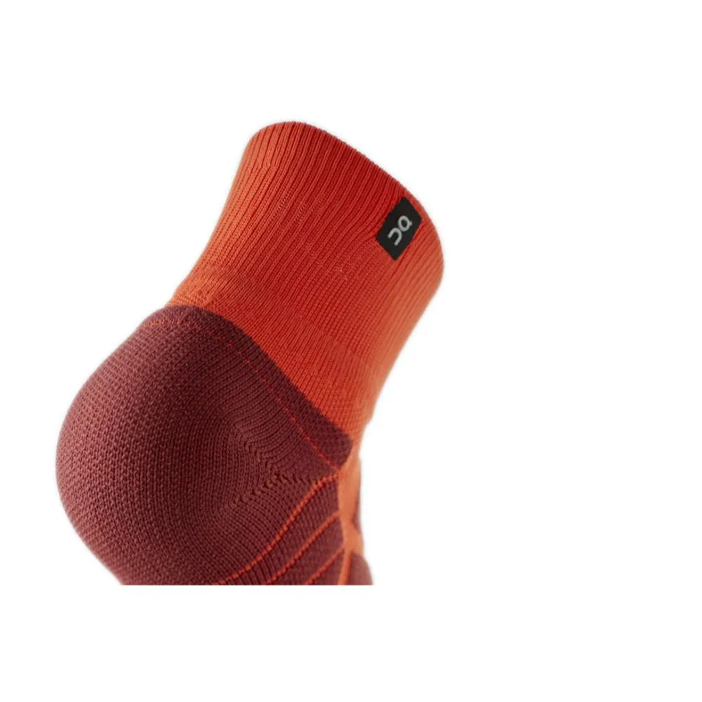 Chaussettes de running ON Homme | Chaussettes de running mi-hautes ON RUNNING MID SOCK Rust | Navy pour homme | 312.00066