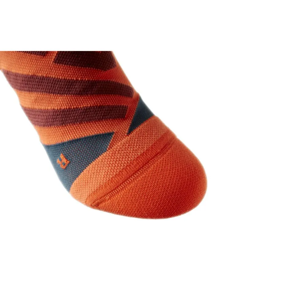 Chaussettes de running ON Homme | Chaussettes de running mi-hautes ON RUNNING MID SOCK Rust | Navy pour homme | 312.00066