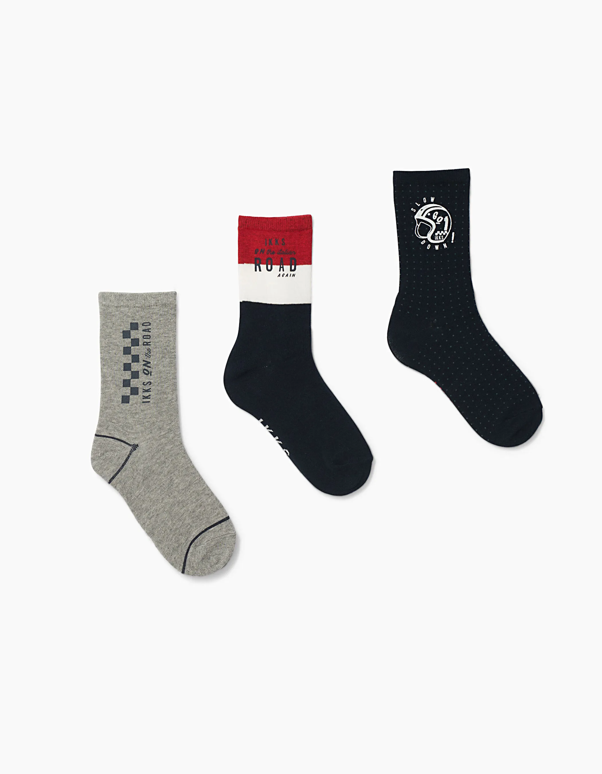 Chaussettes grises garçon 