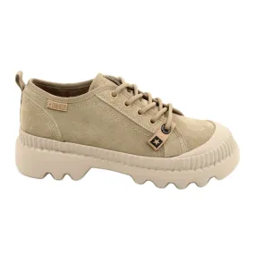 Chaussures de sport en daim Big Star KK274511 Beige