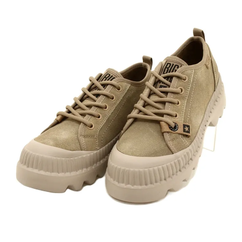 Chaussures de sport en daim Big Star KK274511 Beige