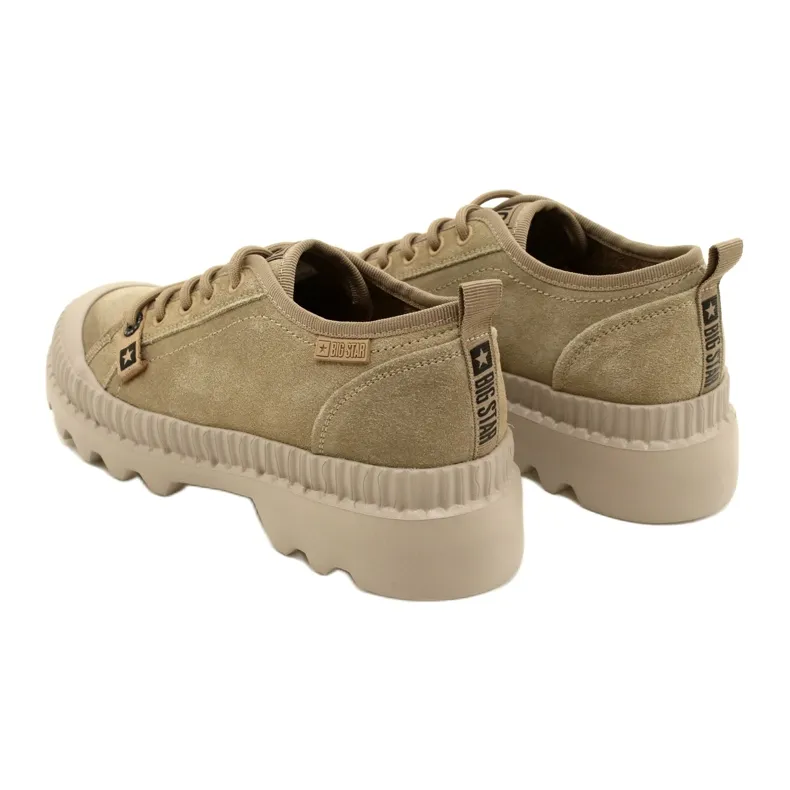 Chaussures de sport en daim Big Star KK274511 Beige