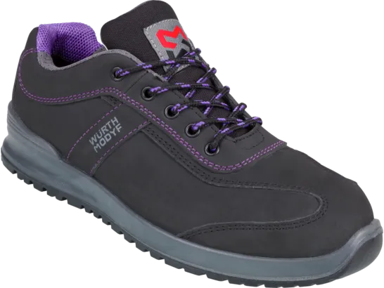 Chaussures de sécurité femme Carina S3 Würth MODYF noires/violettes