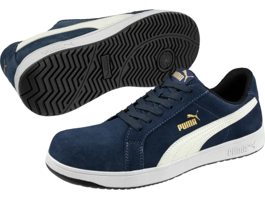 Chaussures de sécurité Iconic Suede S1PL Puma marines