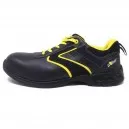 Chaussures de sécurité Tissu Micro-tech Léger Noire et Jaune Royal S3 SRC - Upower