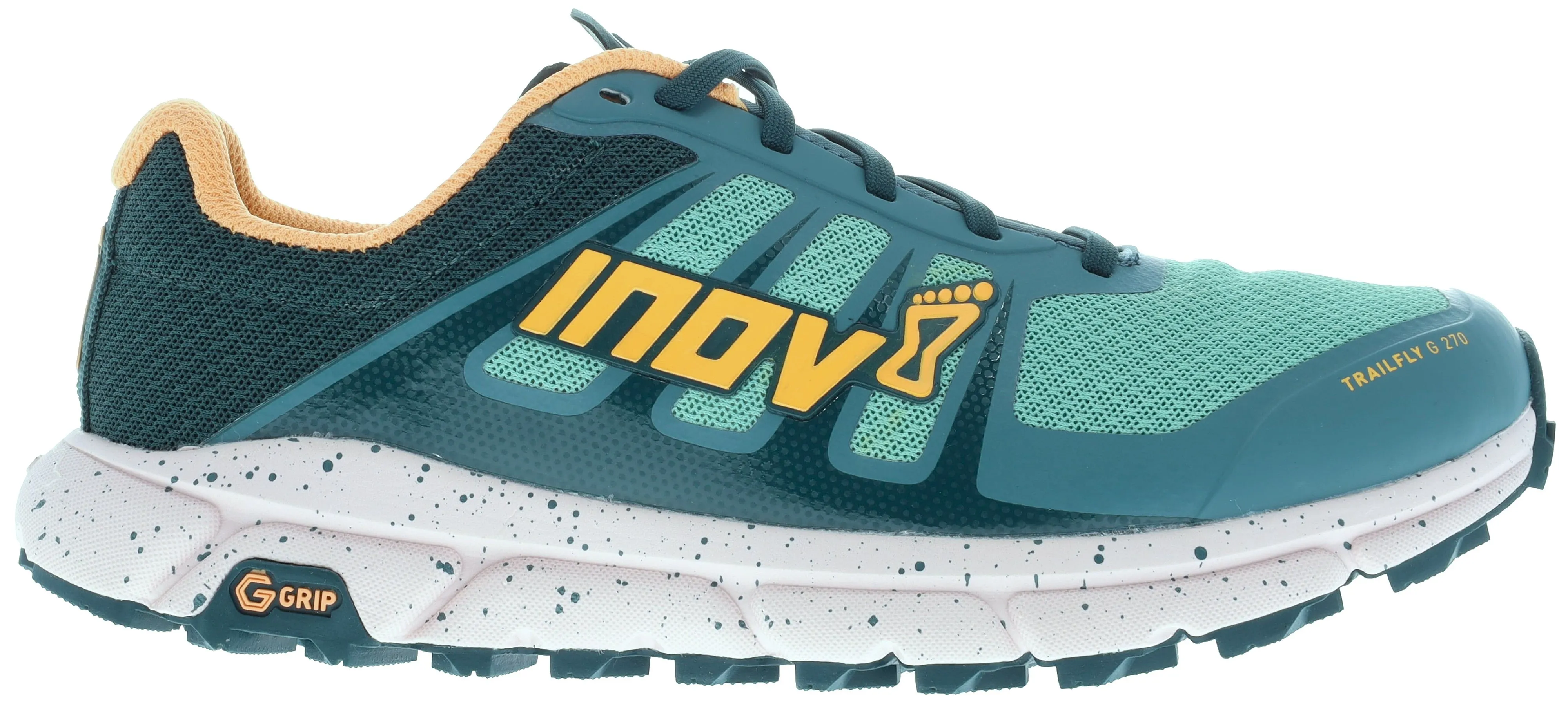 chaussures Inov-8 Trailfly G 270 V2 - Pine/Peach - women´s