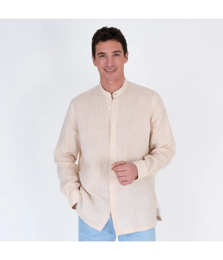 Chemise homme en lin radja naturel
