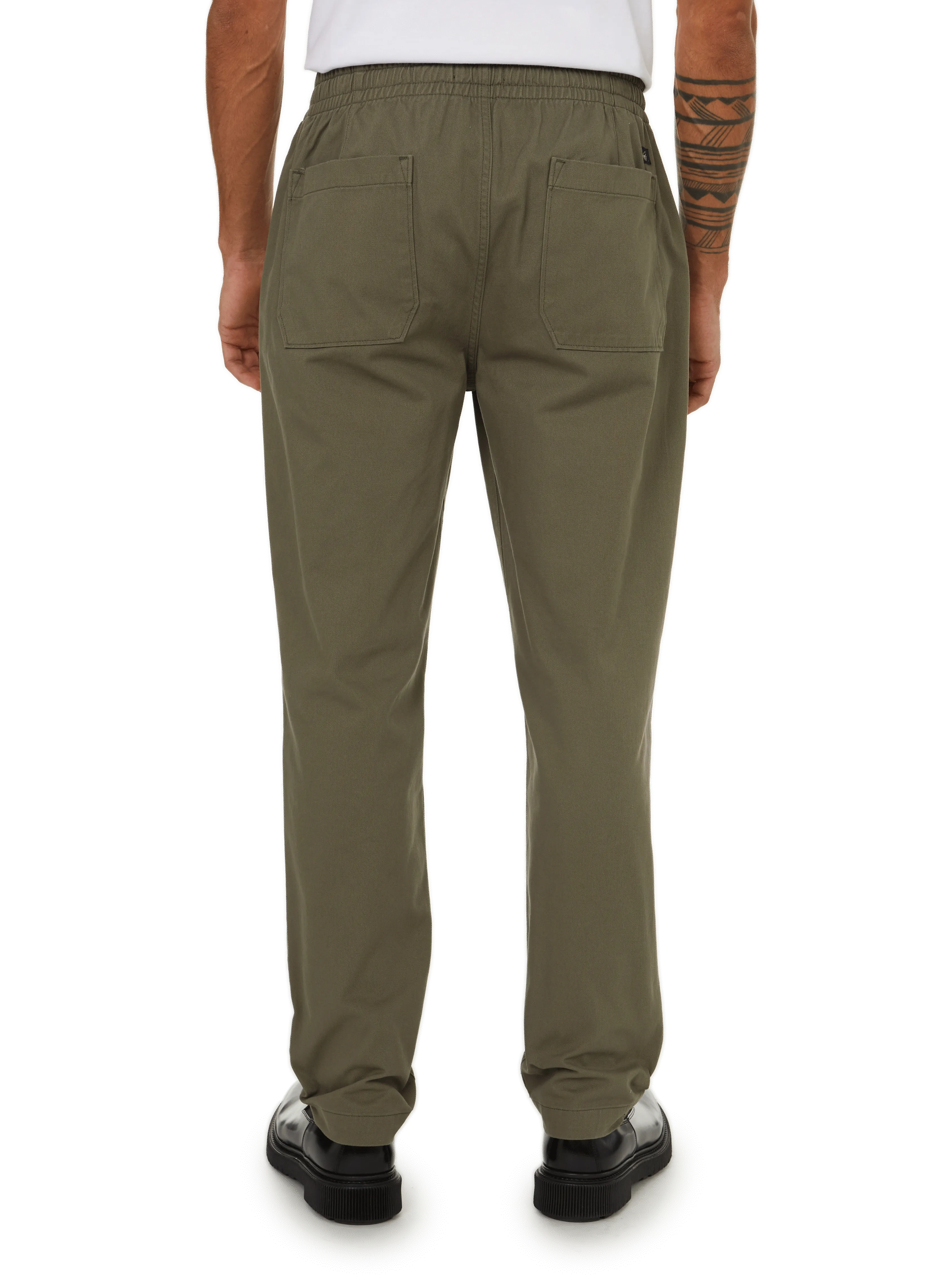 DOCKERS  Pantalon droit en coton  - Kaki