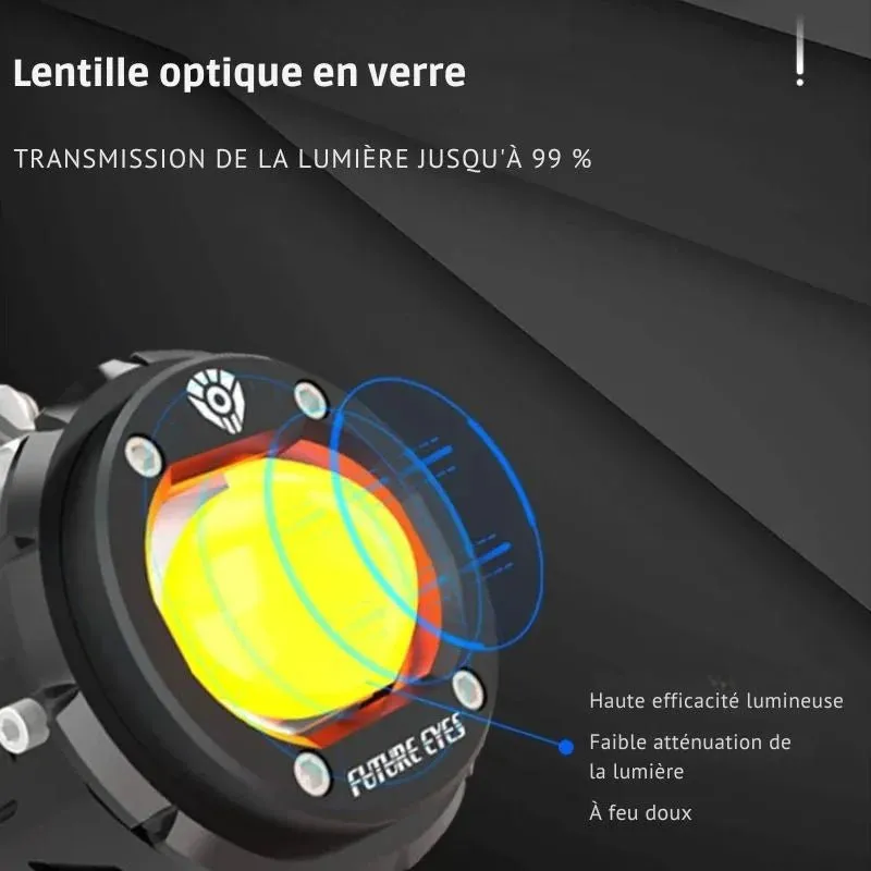 Feux additionnels moto stroboscopique