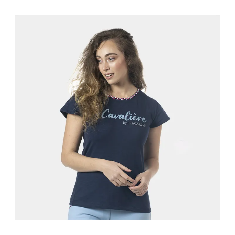 FLAGS AND CUP - T-shirt Goya Femme