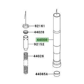 Fourreau de fourche Kawasaki Z1000 (2010-2013) | Moto Shop 35