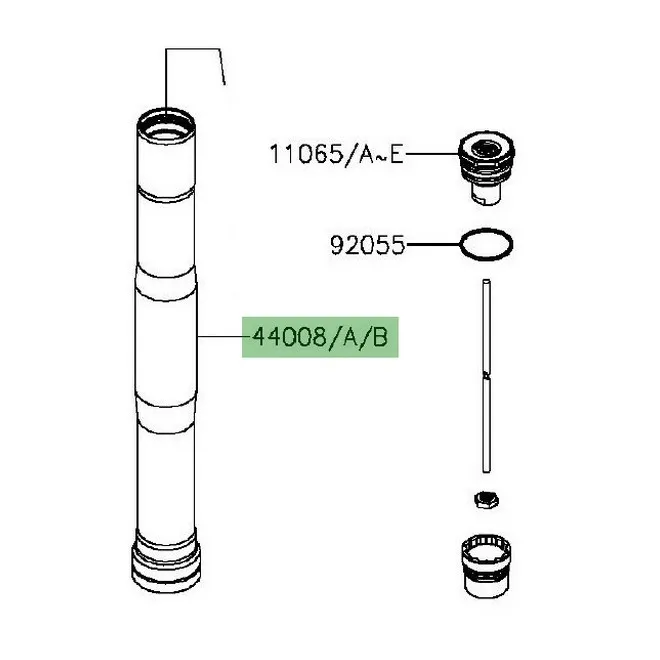 Fourreau de fourche Kawasaki Z1000 (2014 et +) | Moto Shop 35