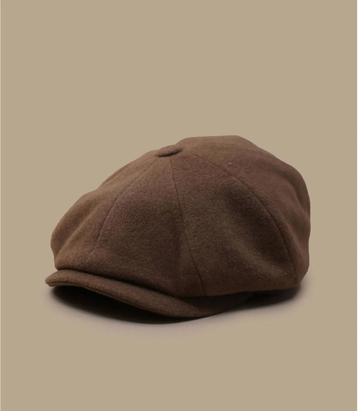 Gavroche marron camel laine - Hatteras Wool Cashmere camel Stetson : Headict