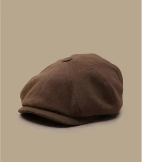 Gavroche marron camel laine - Hatteras Wool Cashmere camel Stetson : Headict