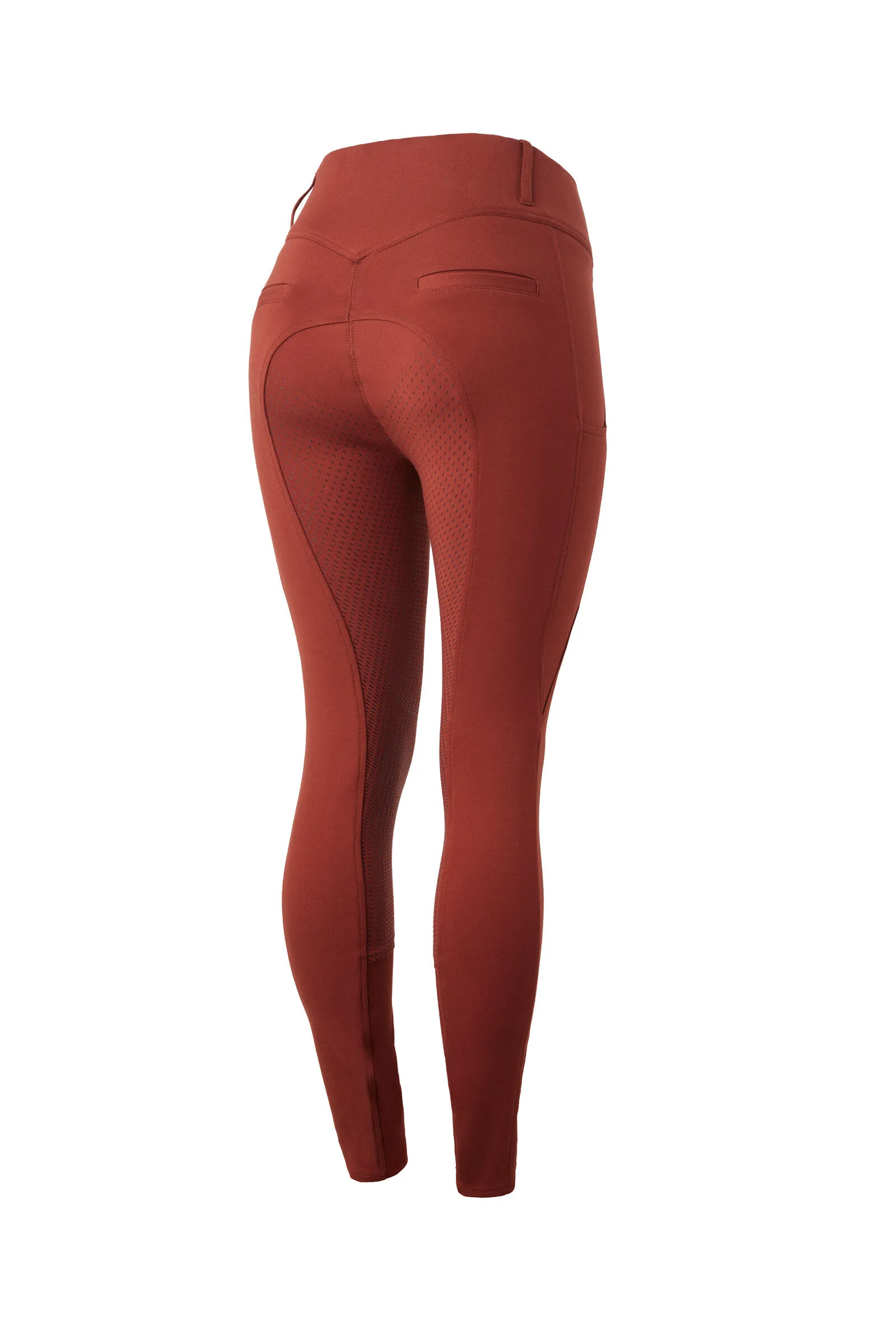 Horze Pantalon d'équitation Mira mi-saison fond intégral, femme