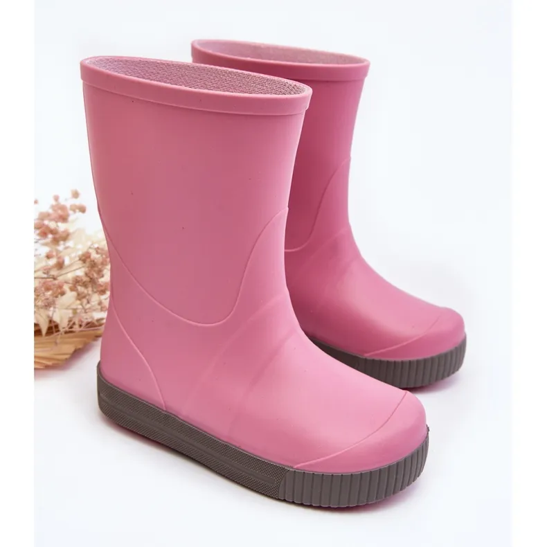 Lemigo Bottines en caoutchouc enfant Wave Gokids 979 Rose