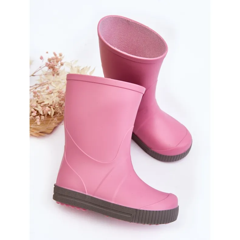 Lemigo Bottines en caoutchouc enfant Wave Gokids 979 Rose