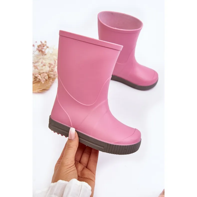 Lemigo Bottines en caoutchouc enfant Wave Gokids 979 Rose