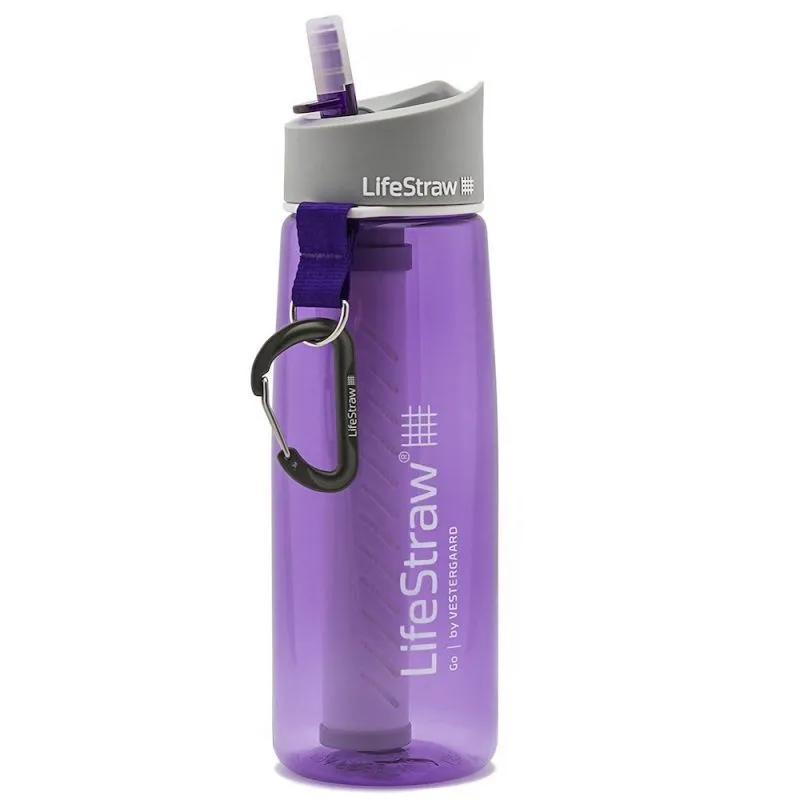 Lifestraw Lifestraw Go 2 Stages - Gourde avec paille filtrante et charbon | Hardloop