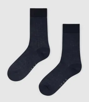 Lot de chaussettes montantes marine
