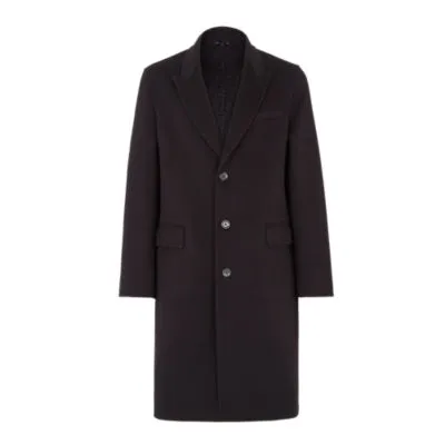 Manteau - Manteau en laine noire | Fendi